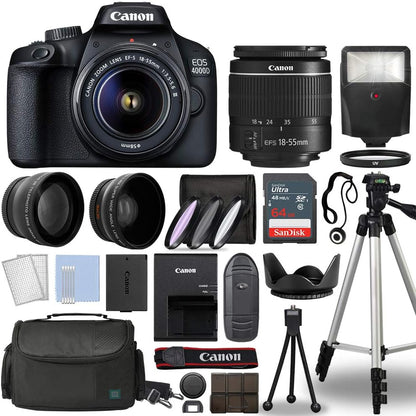 Canon EOS Rebel T100 DSLR Bundle - 18-55mm, Renewed