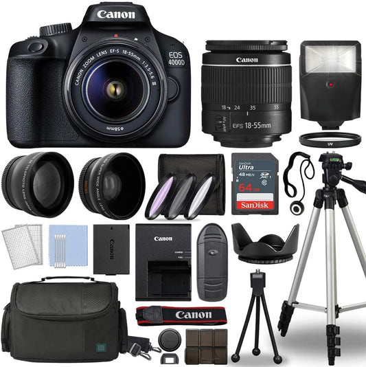 Canon EOS Rebel T100 DSLR Bundle - 18-55mm, Renewed