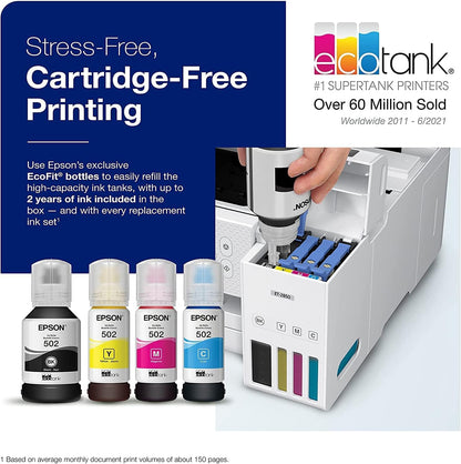 Epson ET-2850 EcoTank Wireless All-in-One Printer
