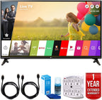 LG 49LJ550M 49-Inch 1080p Smart LED TV with Hookup Kit