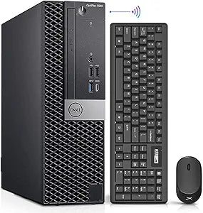 Dell OptiPlex 5060 i7 Desktop PC WiFi Windows 11 Renewed — main product image