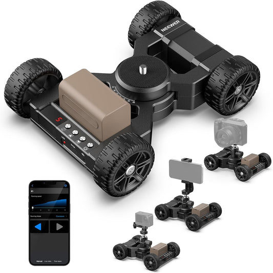 Neewer DL400 Motorized Camera Slider - App Control, 5H Runtime
