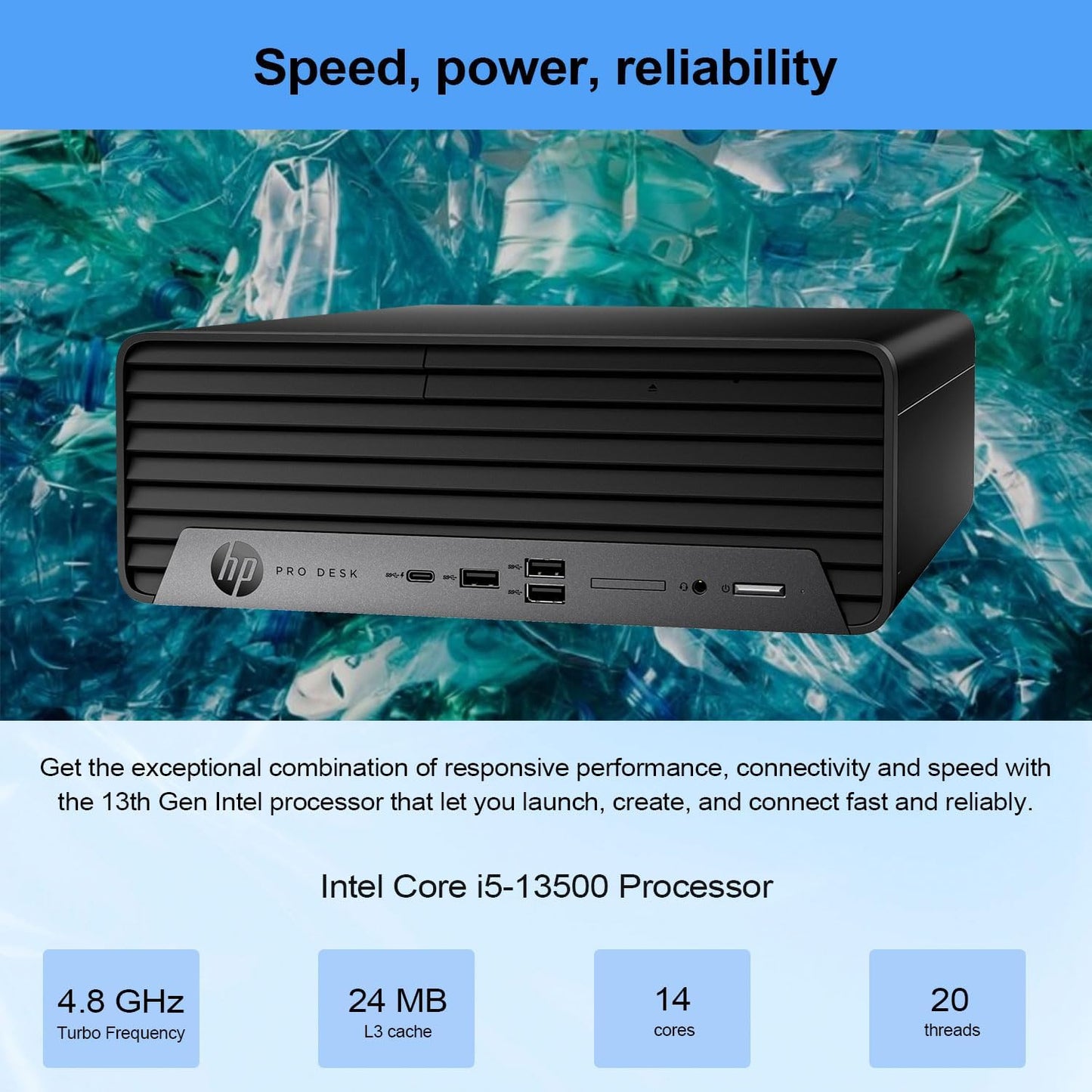 HP Core i5 ProDesk 400 G9 SFF Desktop PC 32GB 1TB SSD