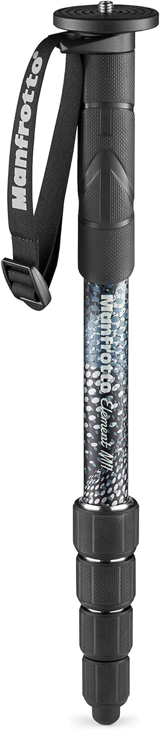 Manfrotto MMELMIIA5BK Element MII Aluminum Travel Monopod - Black