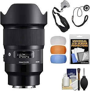 Sigma K-102364-04 20mm f/1.4 Sony E-Mount Lens Kit