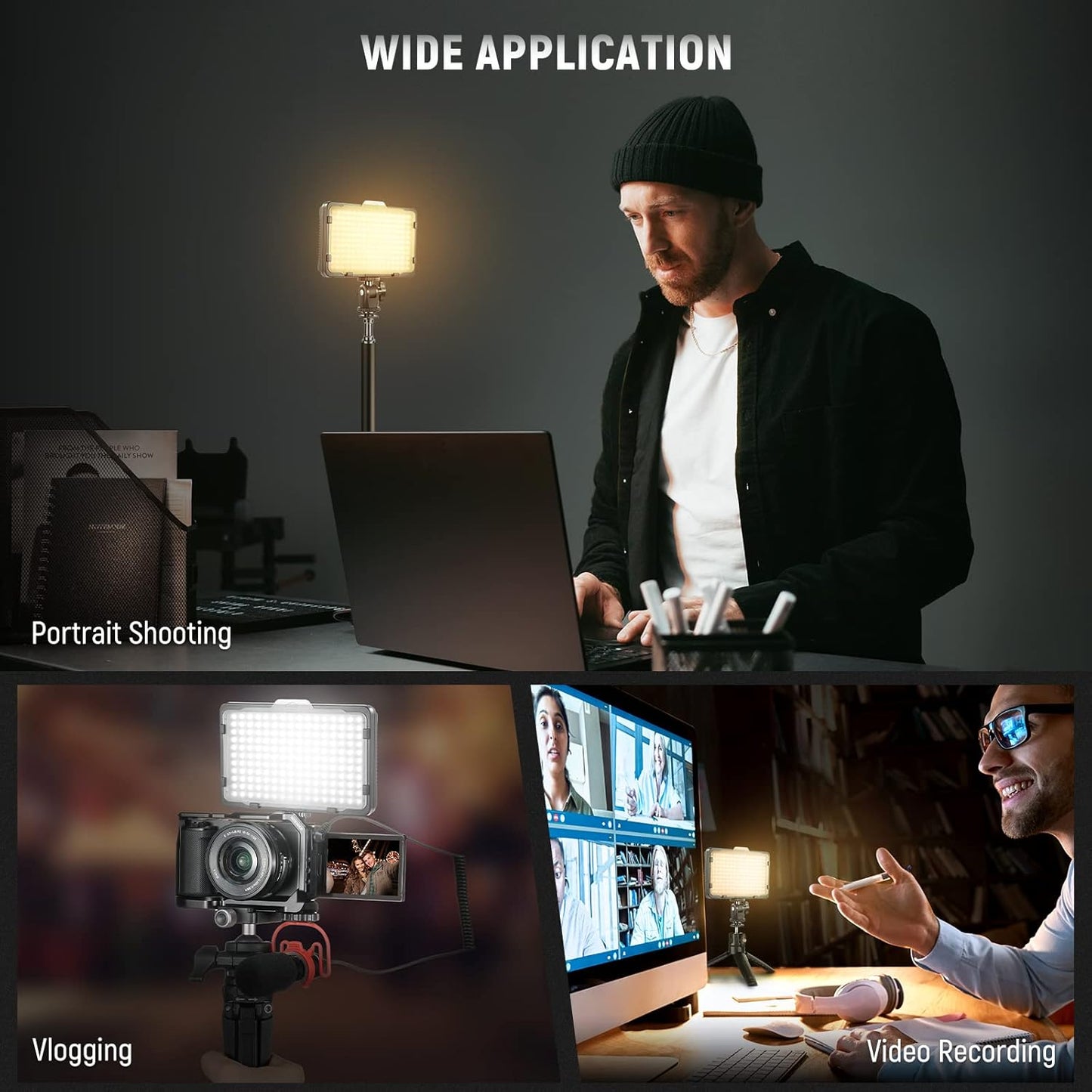 Neewer 90094231 176 LED Video Light Kit
