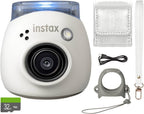 Fujifilm 600023911 INSTAX PAL Digital Camera - Milky White Bundle