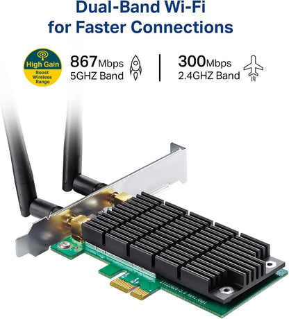 TP-Link Archer T4E AC1200 PCIe WiFi Adapter