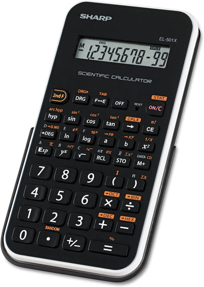 Sharp EL501XBWH Scientific Calculator - 10-Digit LCD