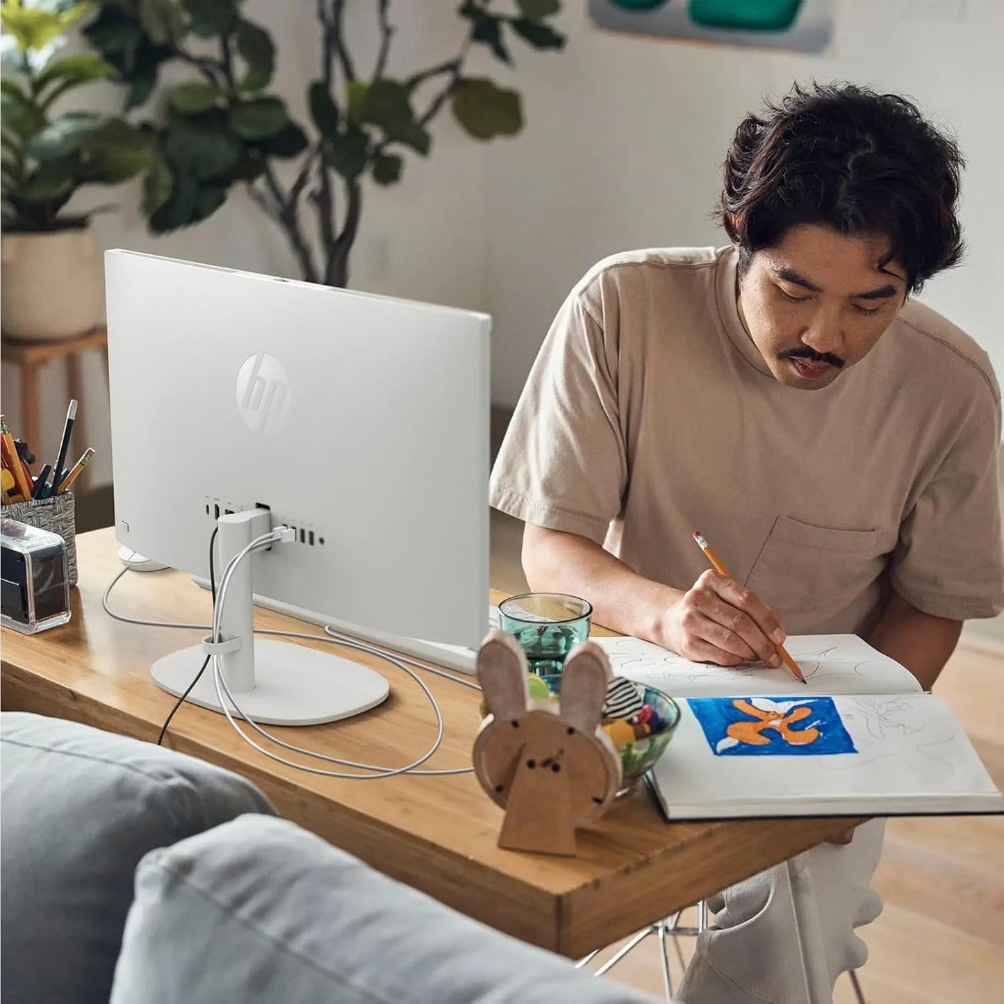 HP All-in-One Desktop PC Celeron J4025 16GB 1TB SSD