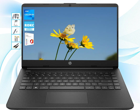 HP 14-dq0761dx 14" HD Laptop Bundle