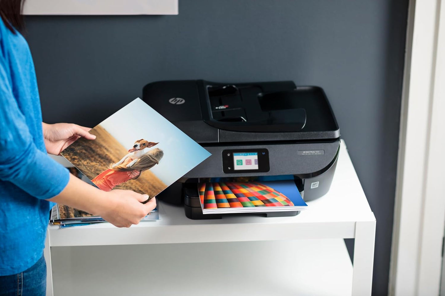 HP ENVY 7855 Photo All-in-One Wireless Printer Alexa