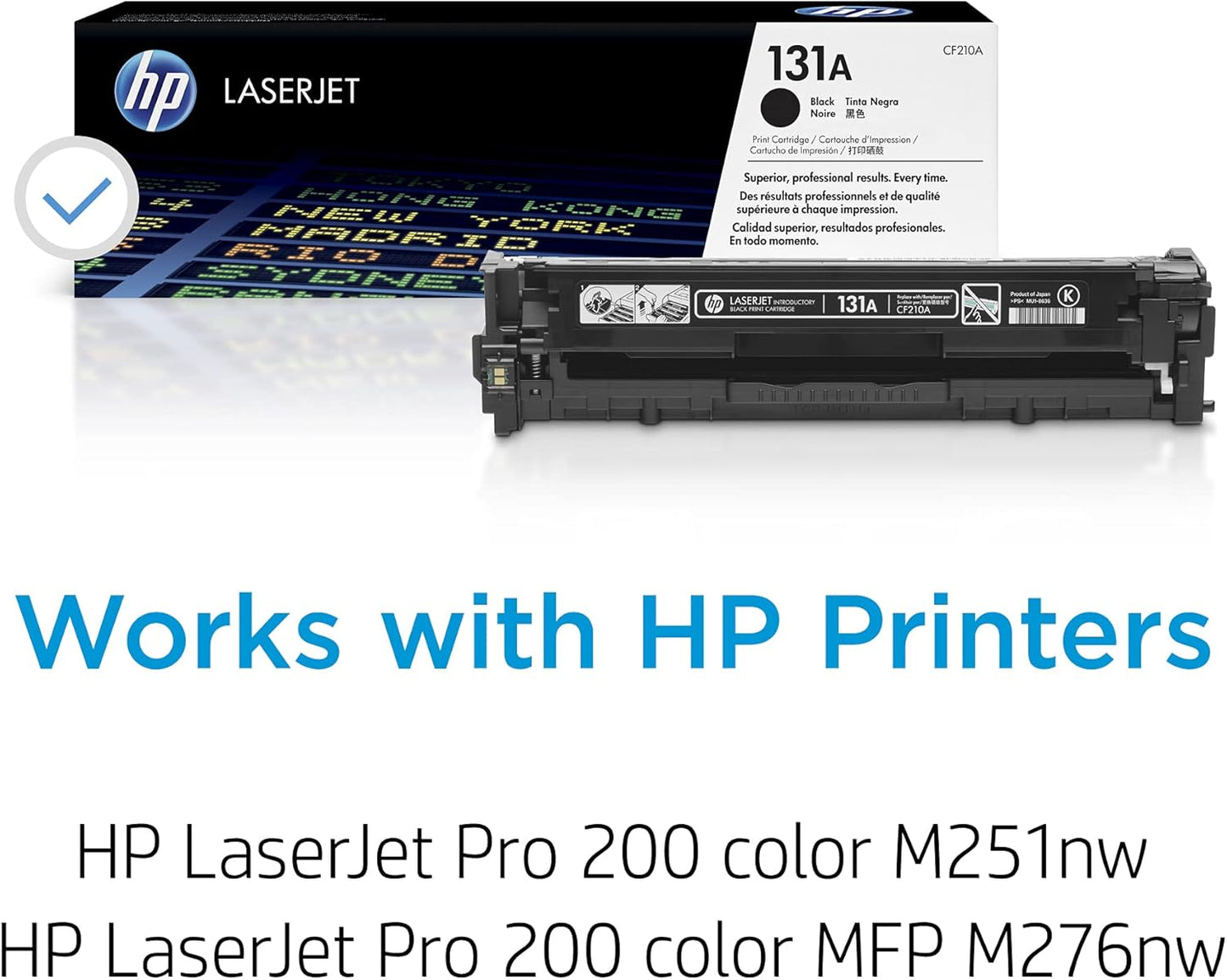 HP CF210A 131A Black LaserJet Toner Cartridge