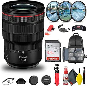 Canon 3682C002 RF 15-35mm f/2.8L Lens Bundle Renewed