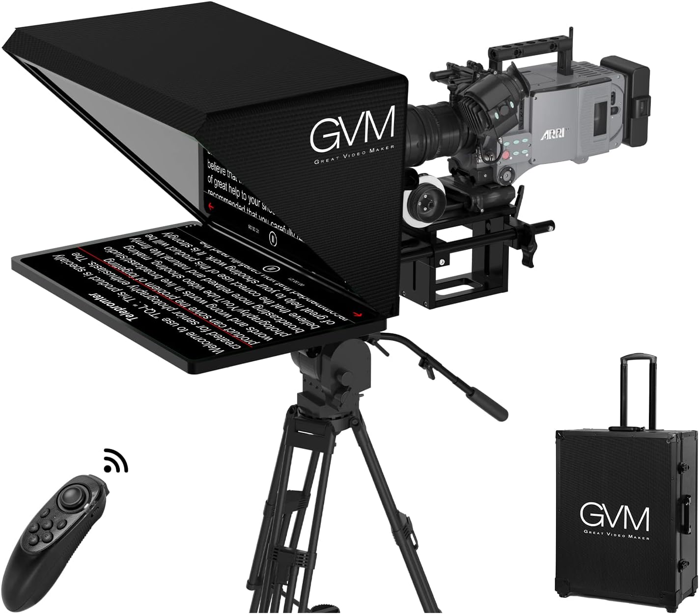 GVM Teleprompter Digital Camera 18.5" Android Kit