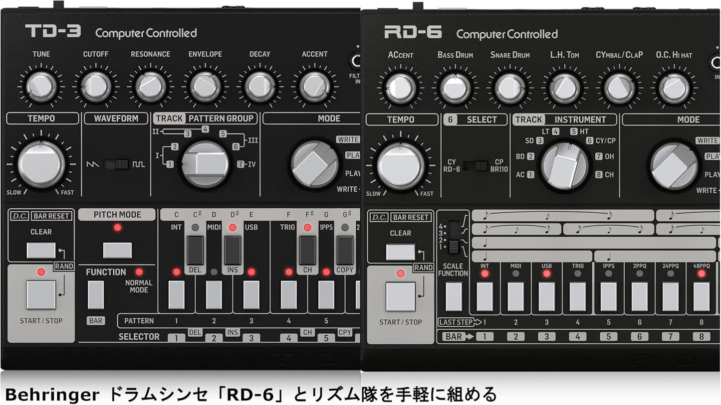 Behringer TD-3-BK Analog Bass Line Synthesizer