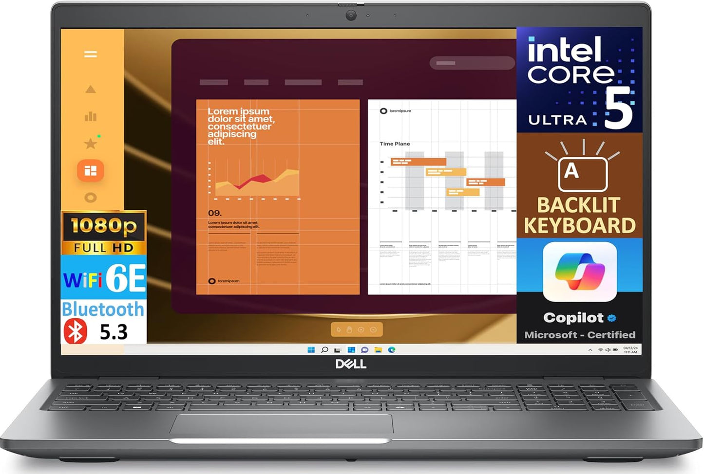 Dell Core i5 Latitude 5550 FHD AI Laptop
