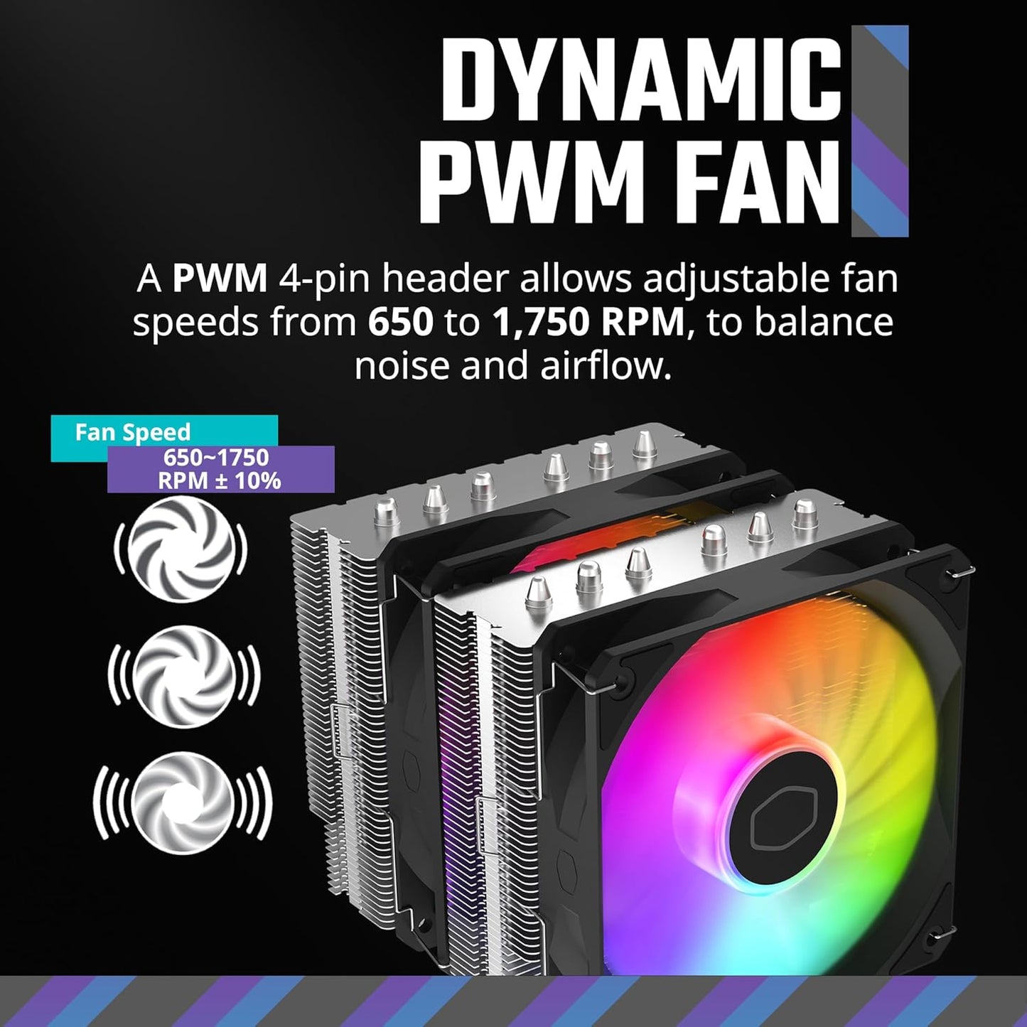 Cooler Master RR-D6NA-17PA-R1 Hyper 620S CPU Air Cooler