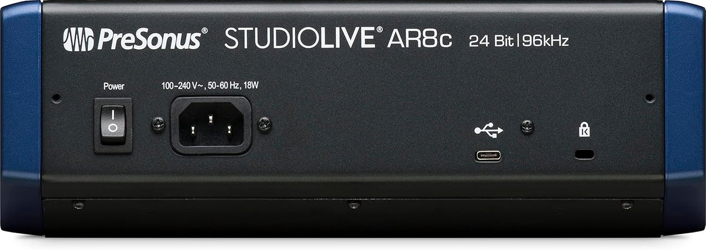 PreSonus StudioLive AR8c 8-Channel USB-C Mixer