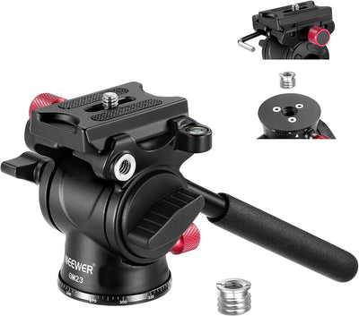 Neewer GM23 Fluid Tripod Head with Quick Release