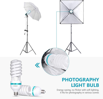 Neewer Photography Lighting Kit Backdrops Umbrellas Softbox
