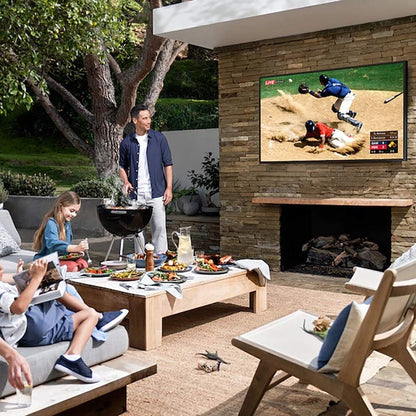 Samsung E1SAMQN55LST7TA 55" Terrace QLED Outdoor TV Bundle