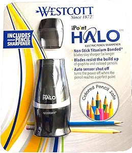 Westcott 130631 iPoint Halo Electric Pencil Sharpener