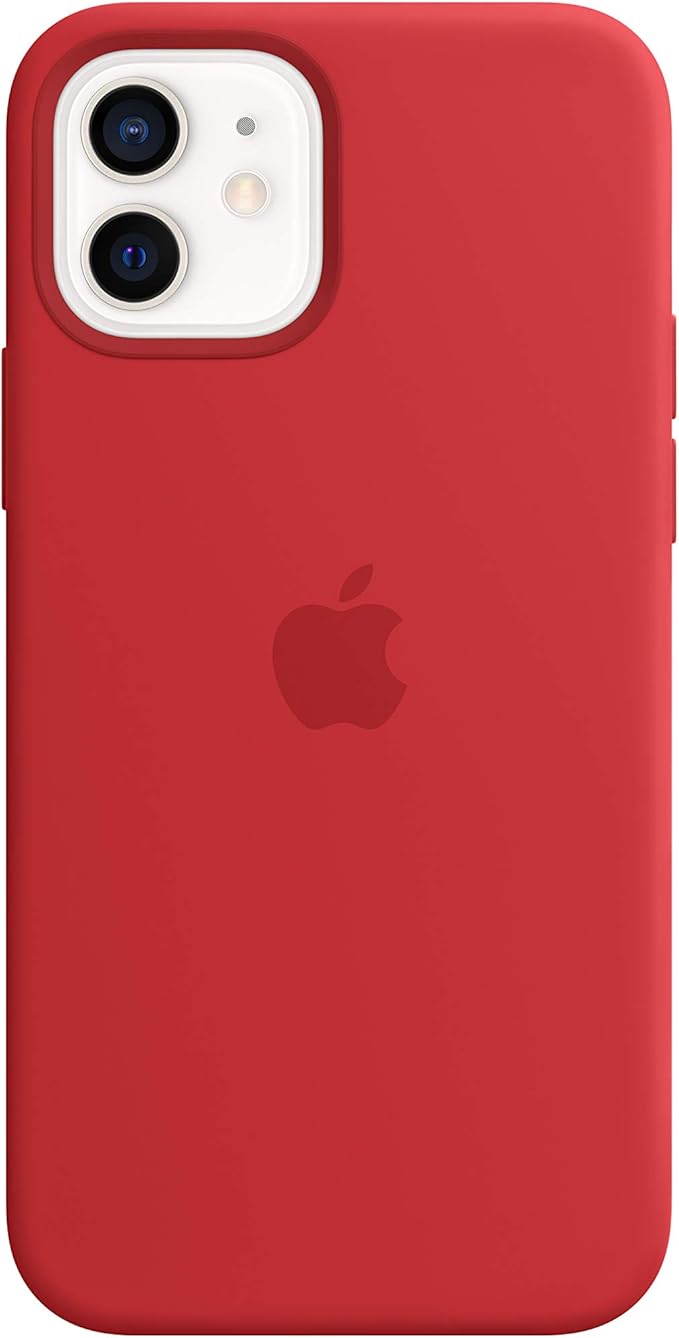 Apple iPhone 12 and iPhone 12 Pro - Silicone Case with MagSafe - (Product) RED