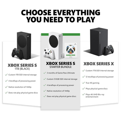 Microsoft FBAMSRRS00144 Xbox Series S Starter Bundle