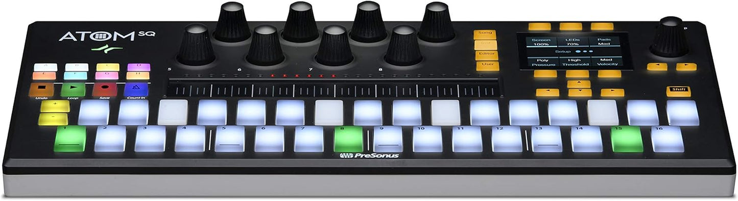 PreSonus 2020 ATOM SQ MIDI Keyboard Pad Controller (Renewed)