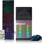 Dell OptiPlex Tower RGB Gaming PC RX 550 Renewed