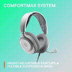 SteelSeries Arctis Nova 1 White Gaming Headset (Renewed)