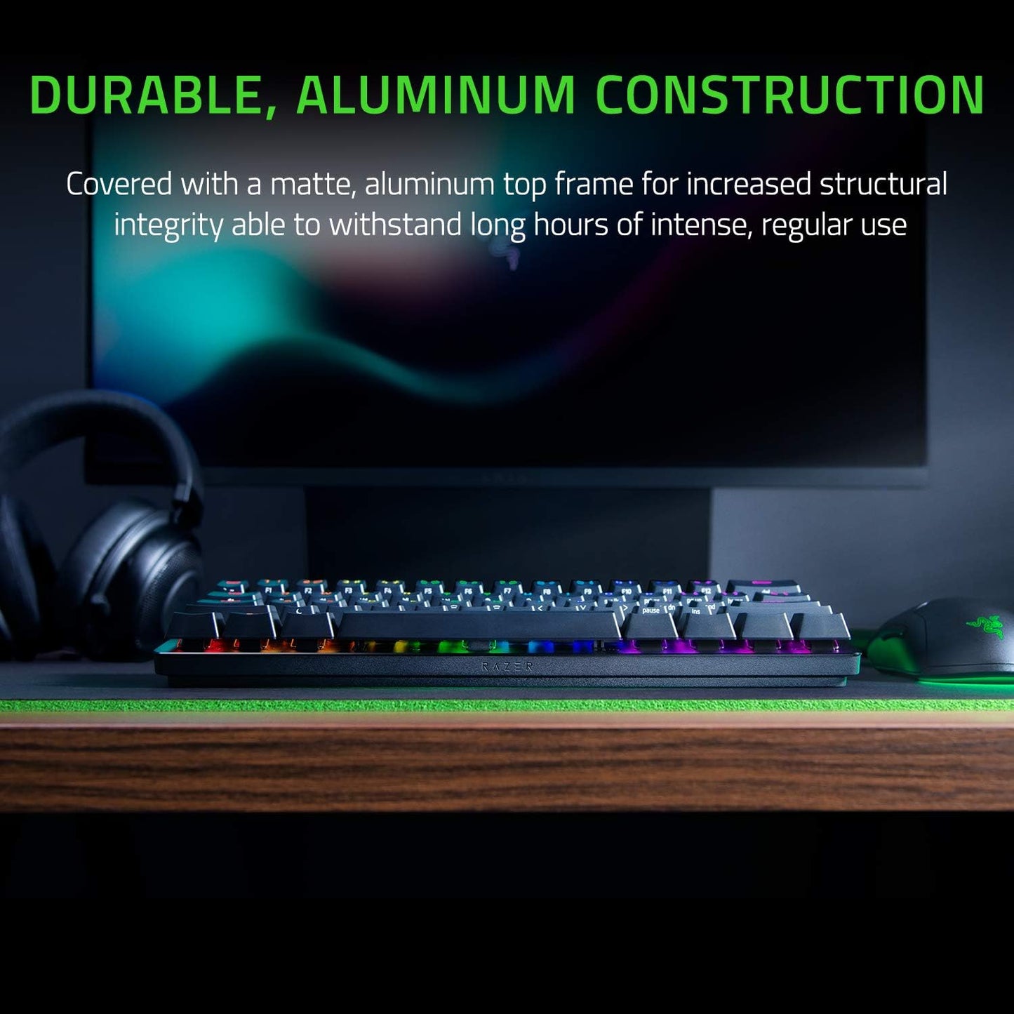 Razer RZ03-03390200-R3M1 Huntsman Mini 60% Gaming Keyboard