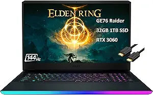 MSI GE76 Raider 11UE-046 17.3" 144Hz i7 RTX 3060 Gaming Laptop (Renewed)