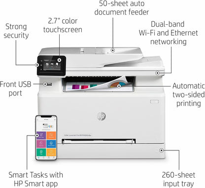 HP M283 cdw Laserjet Pro Color Wireless Printer