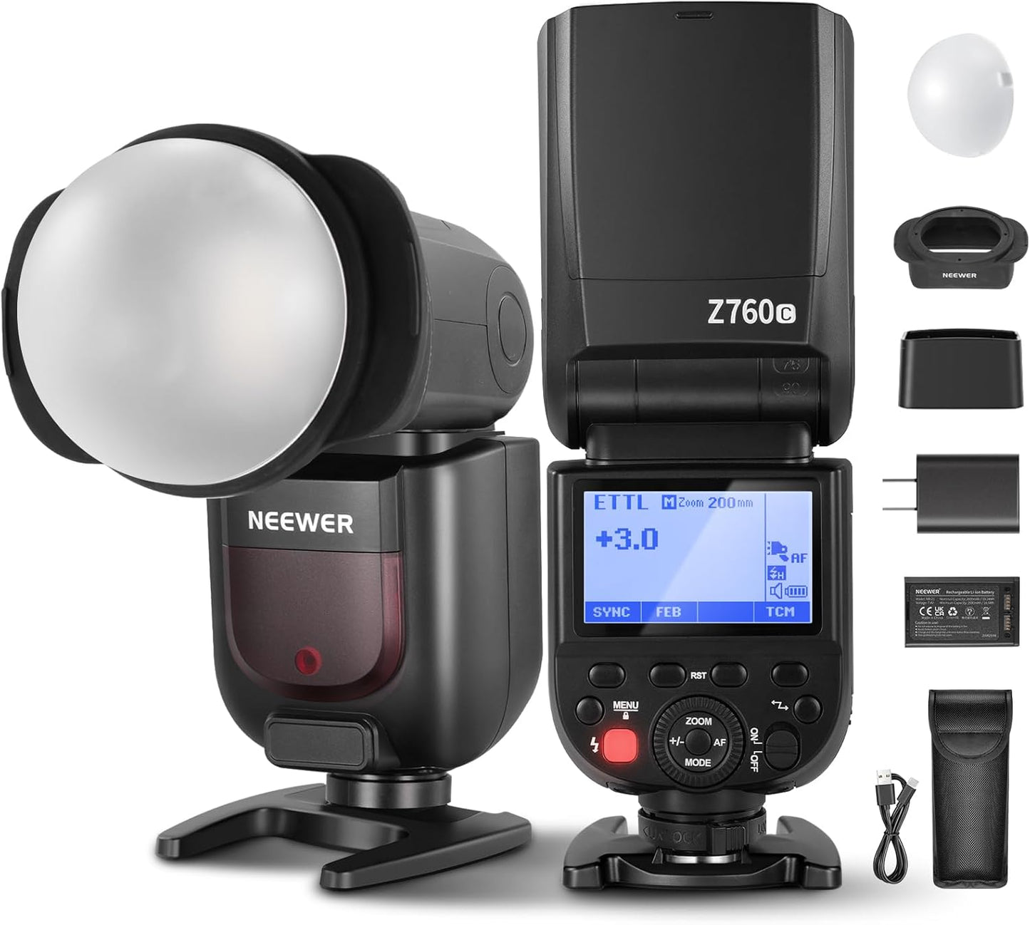 Neewer Z760-C TTL Speedlite Flash Kit Canon