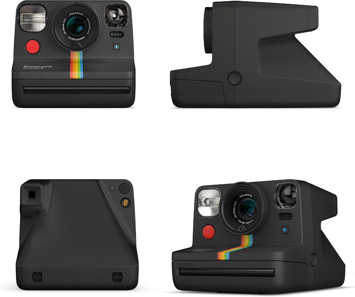 Polaroid 9061 Now+ Black Instant Film Camera