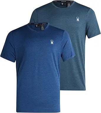 Spyder Athletic Men's T-Shirt 2-Pack, Dry Fit Performance Tee — main product image
