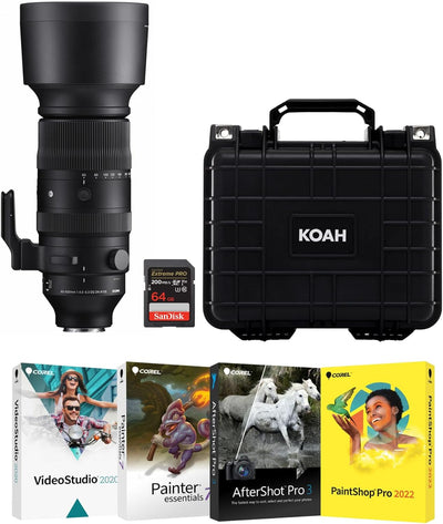 Sigma 60-600mm Sony E Mount Lens 10X Zoom Bundle