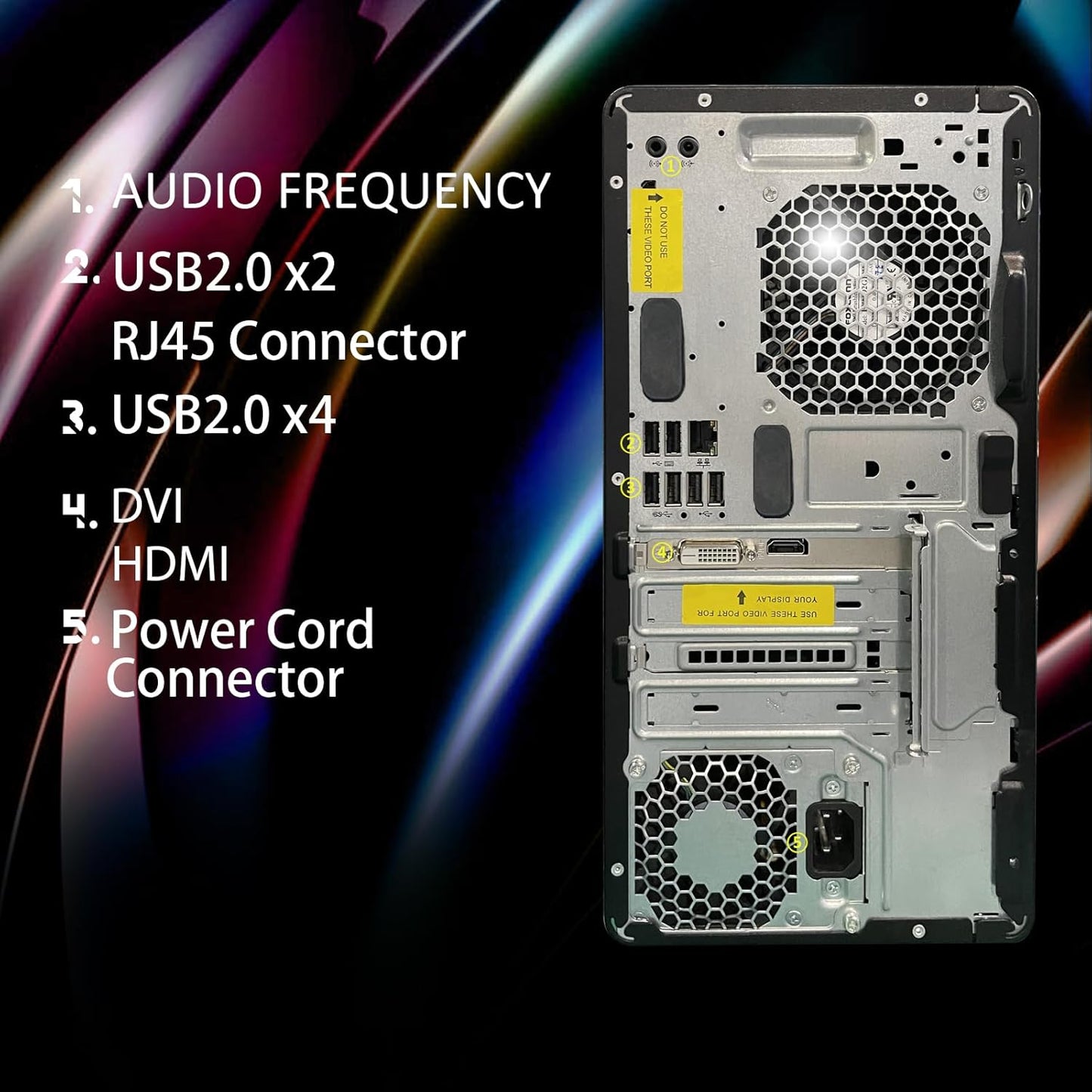 HP Core i5 Gaming Desktop GT 1030 Renewed