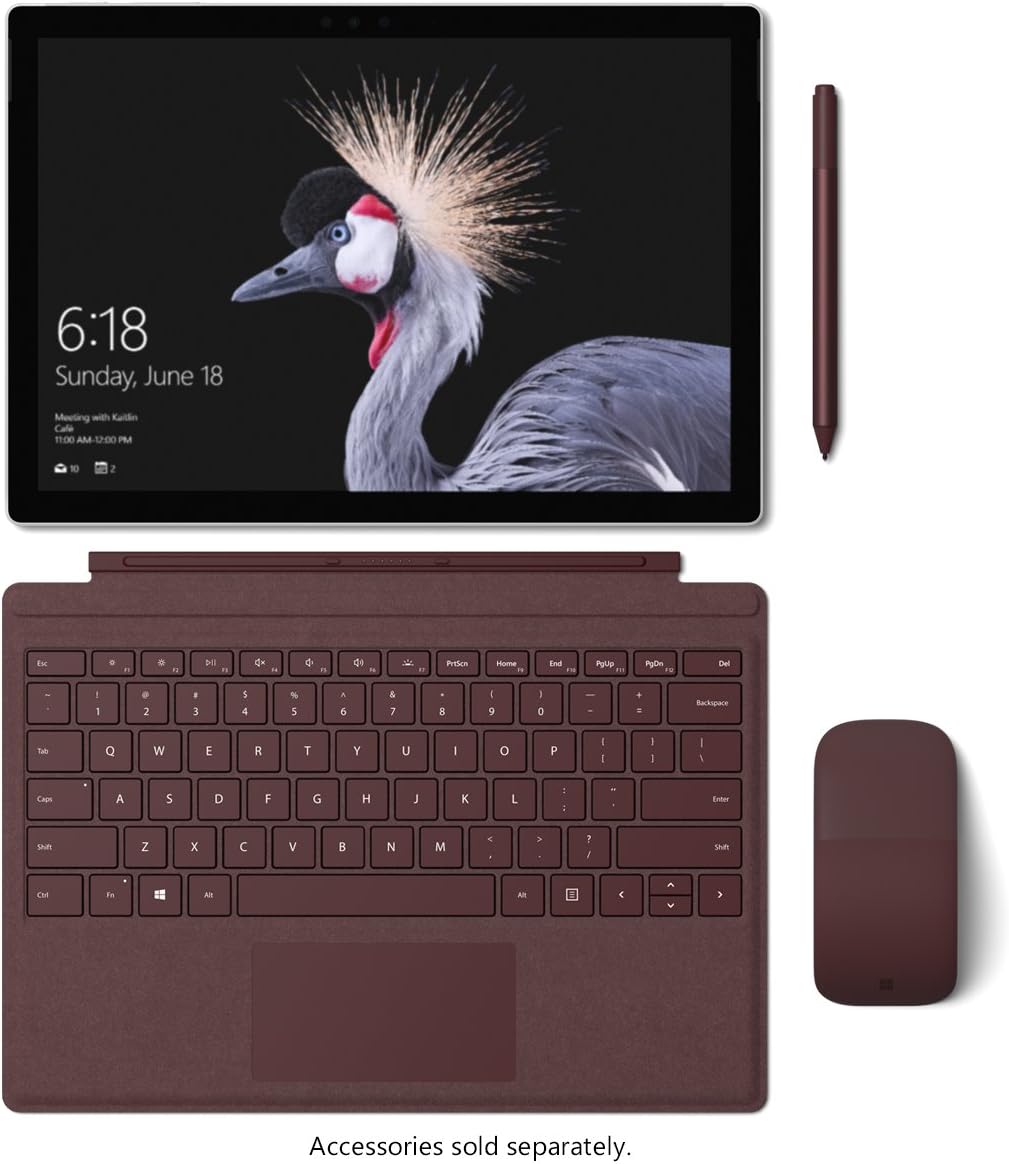 Microsoft FJY-00001 Surface Pro 5 i5 Tablet 8GB RAM 256GB SSD Renewed