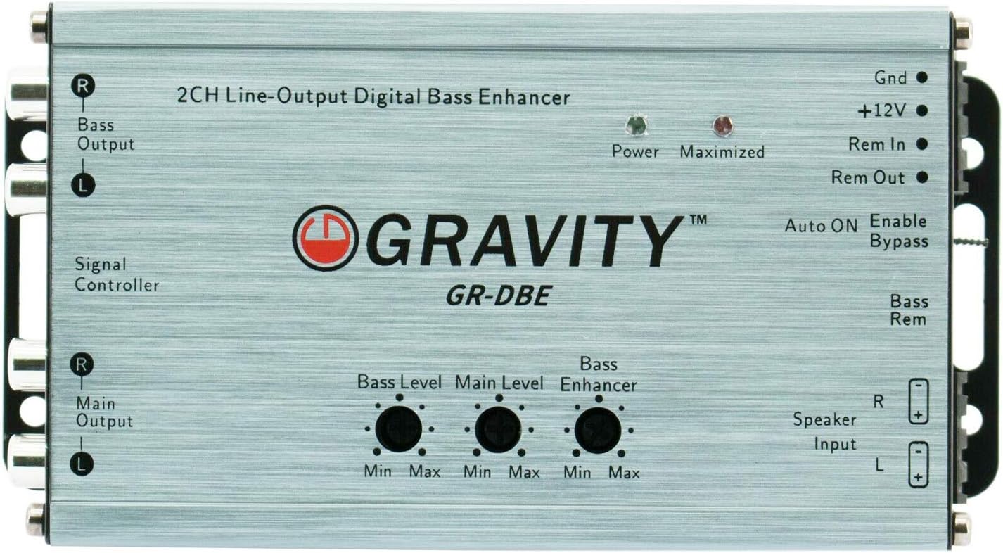 Gravity GR-DBE 2-Channel Line-Output Converter Bass Enhancer