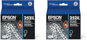 Epson 32711 T252XL Black Ink Cartridge 2-Pack