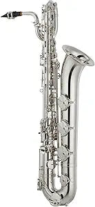 Yamaha 62S Professional Baritone Saxophone: Silver Finish