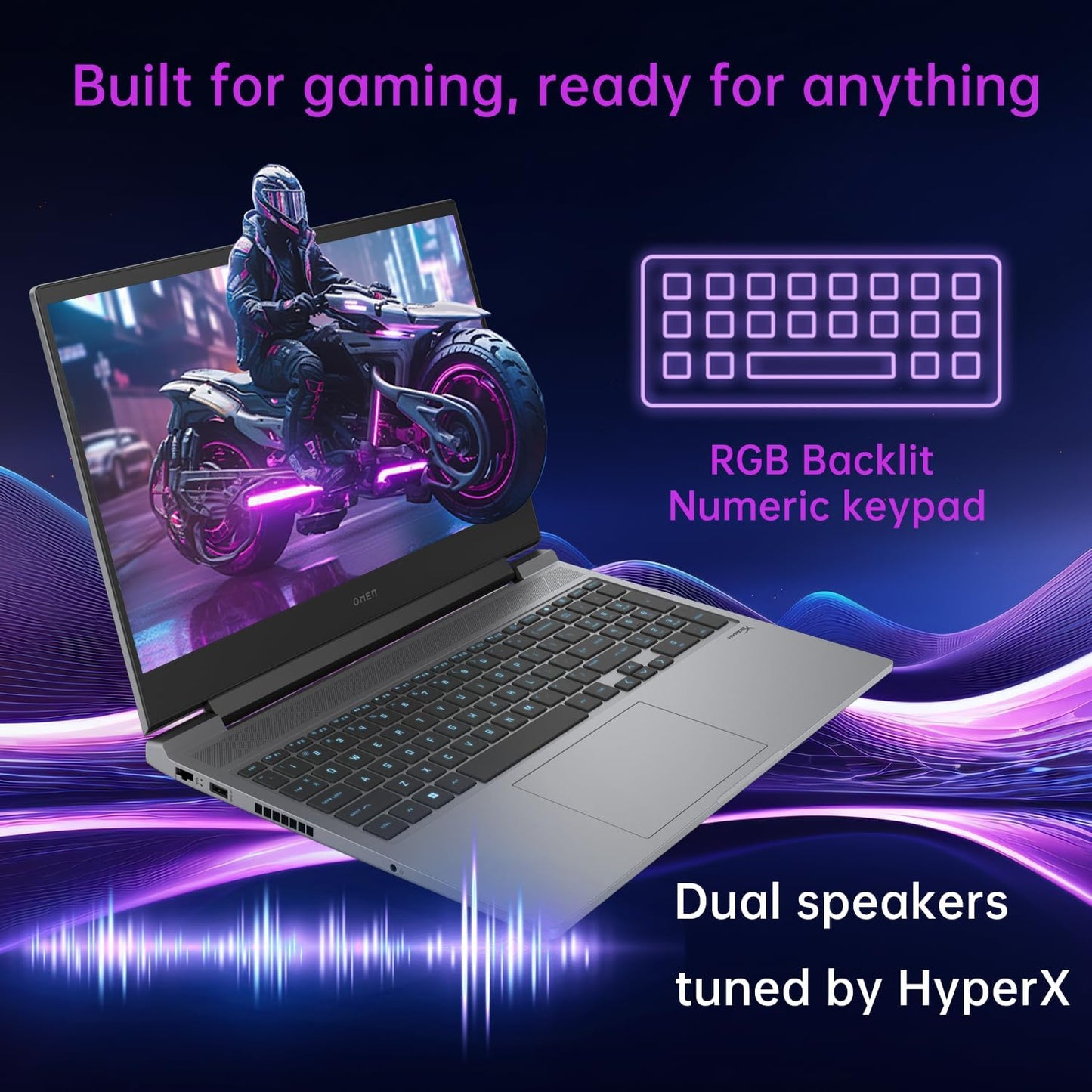 HP 16t-ae000 OMEN 16 Gaming Laptop RTX 4060 Bundle