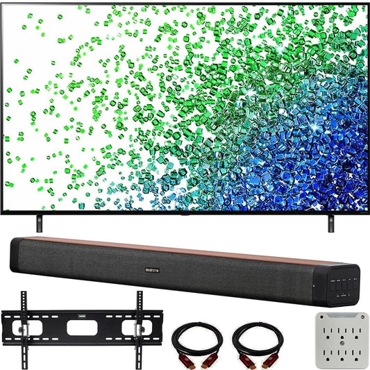 LG E2LG75NANO80UPA 75" 4K NanoCell TV Soundbar Bundle