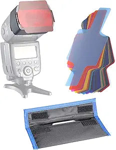 Neewer 10076679 Speedlite Flash Color Gel Filter Kit