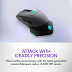 Alienware AW610M Wireless Gaming Mouse - Dark Side of the Moon