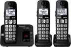 Panasonic KX-TGE433B - DECT 6.0 Cordless Phone - 3 Handsets