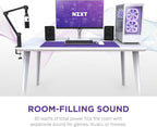 NZXT AP-SPKB2-US Relay PC Gaming Desktop Speakers